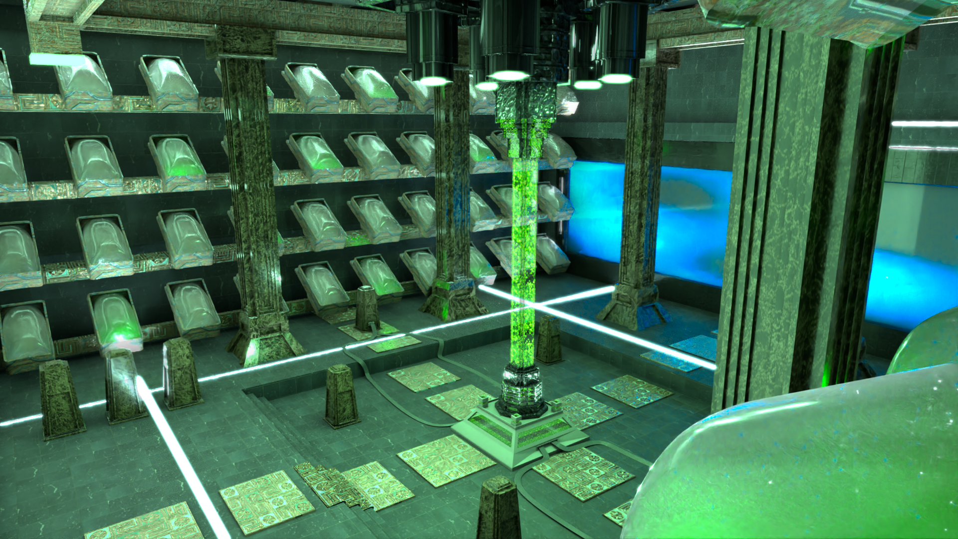 Alien Research Center, scene rendering 3.