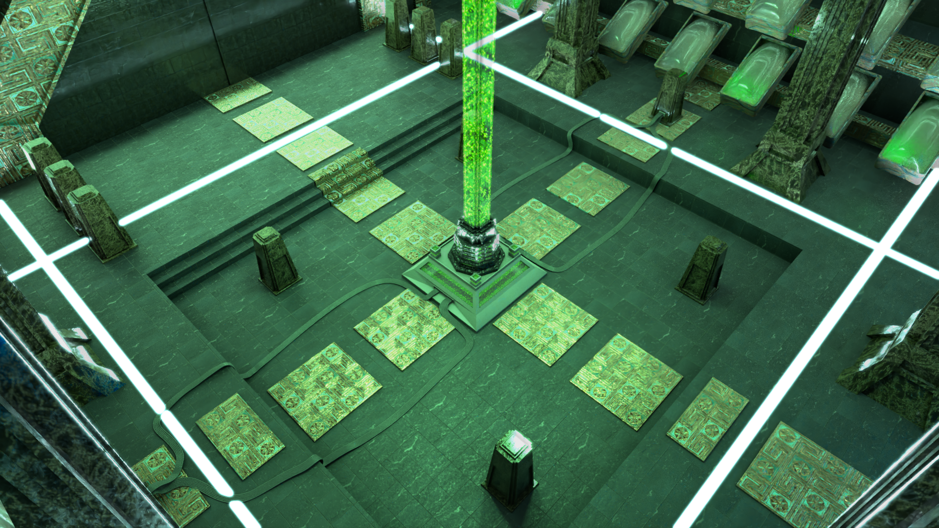 Alien Research Center, scene rendering 5.