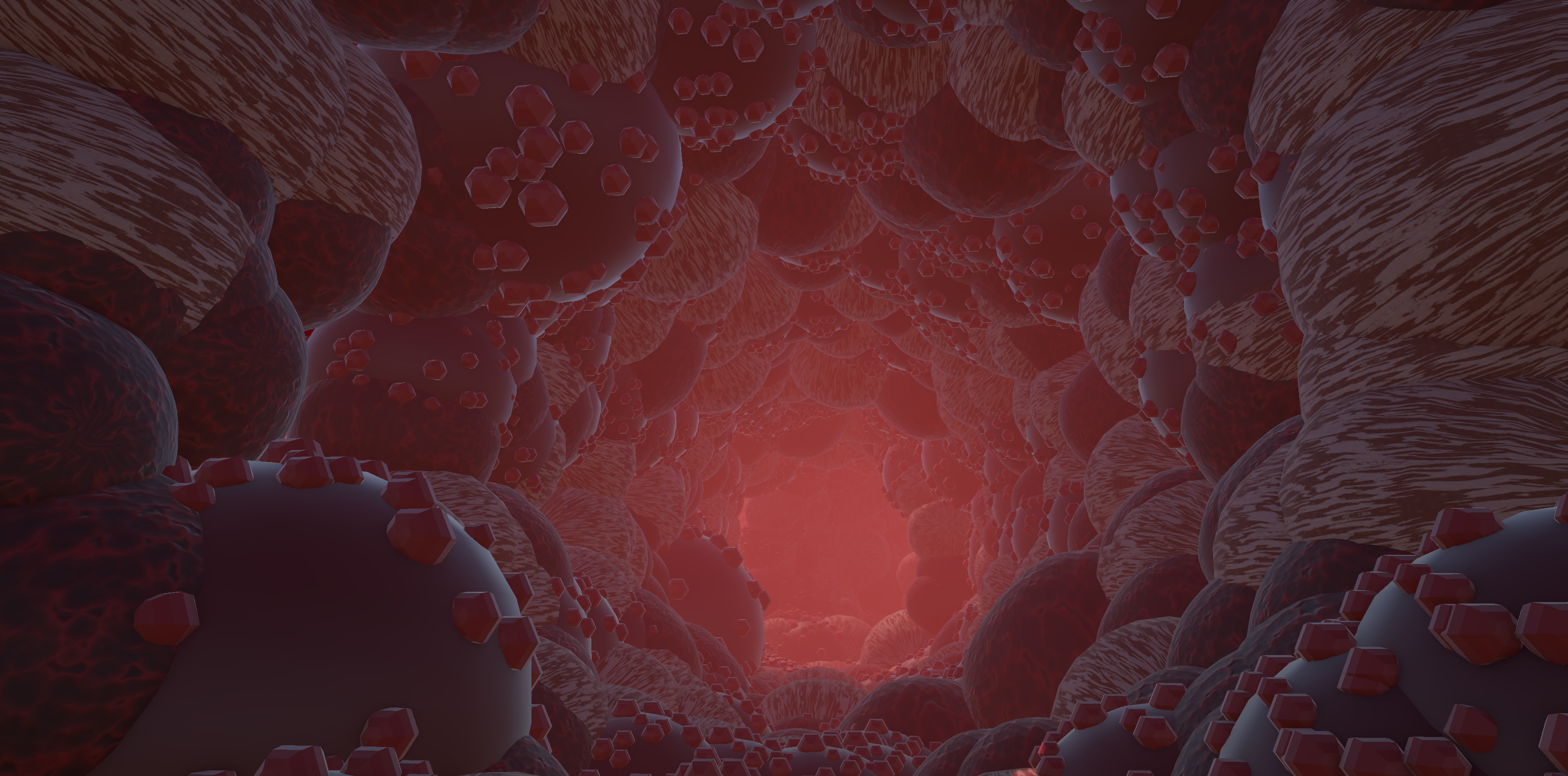 Final in-game screenshot of the artery environment.