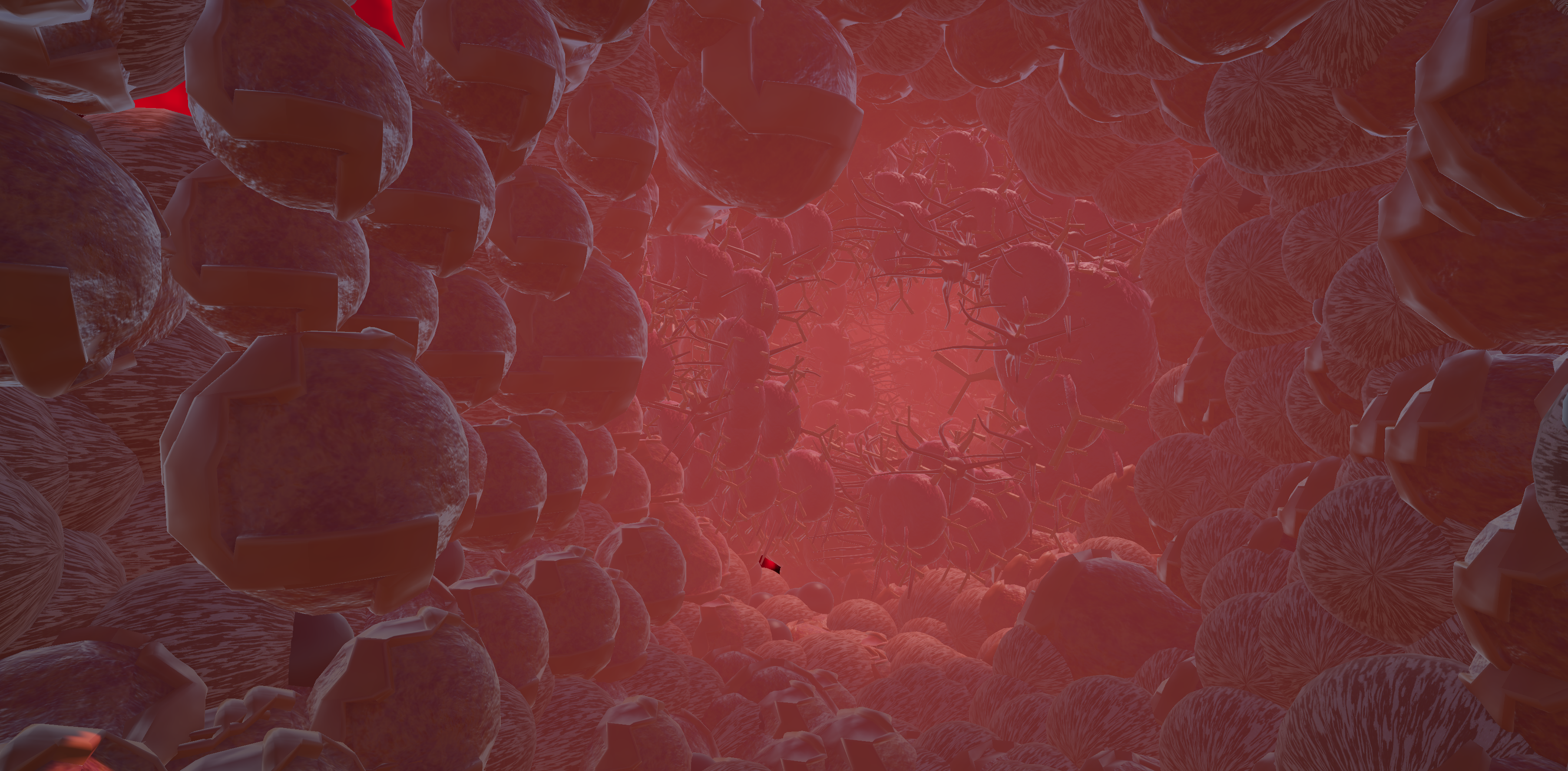 EnViron: a Unity VR game set in a procedurally generated vascular environment.